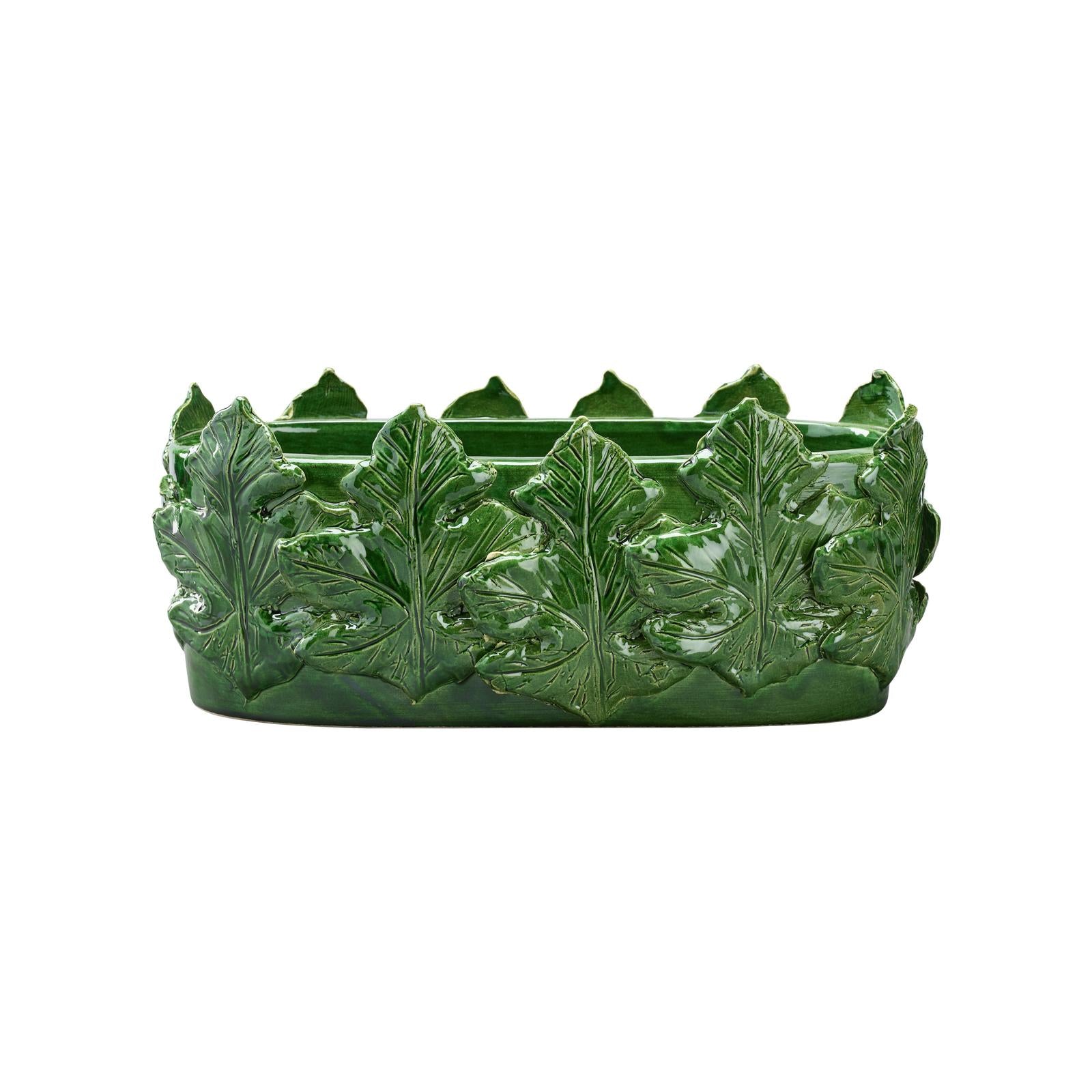 Chelsea House Fig Leaf Planter