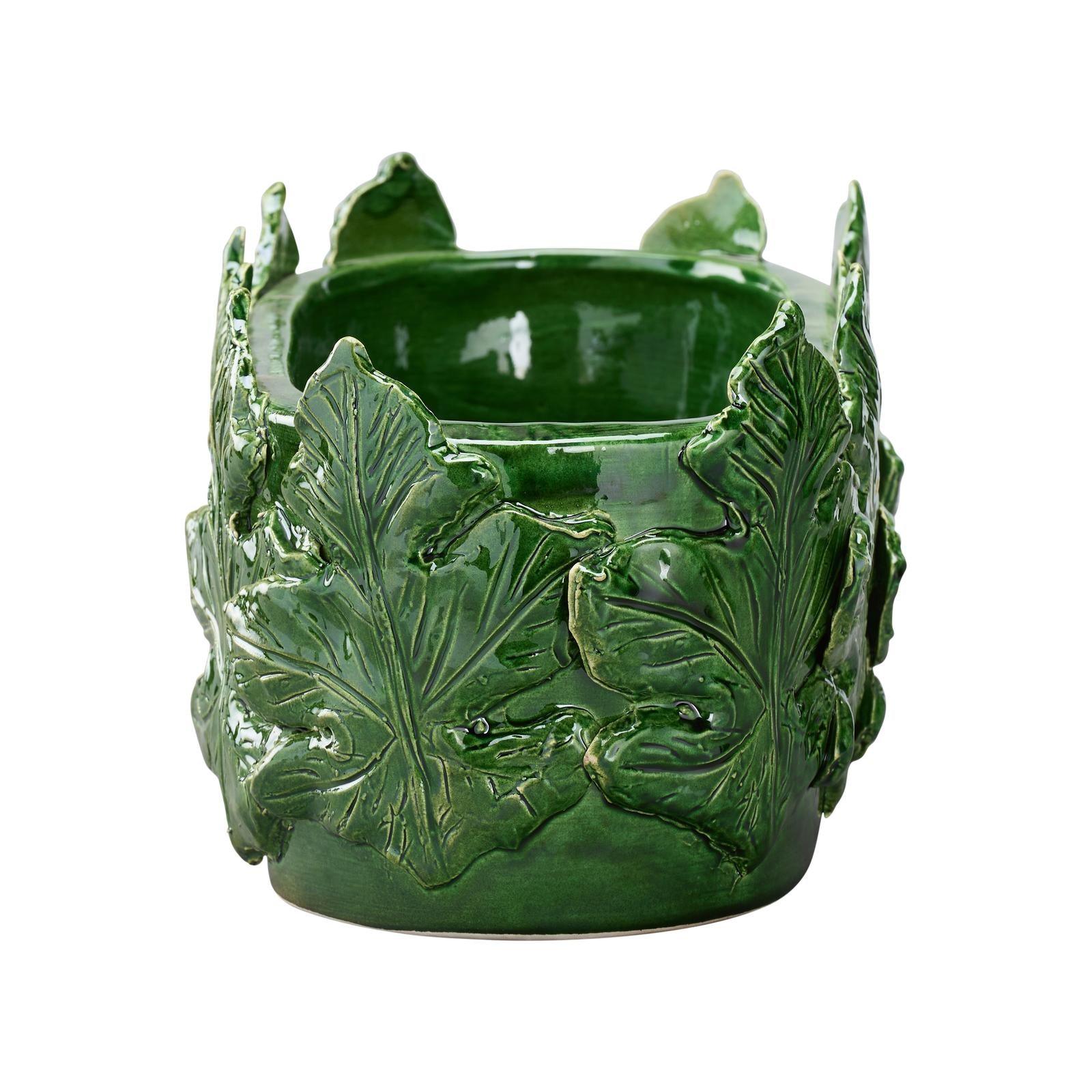 Chelsea House Fig Leaf Planter