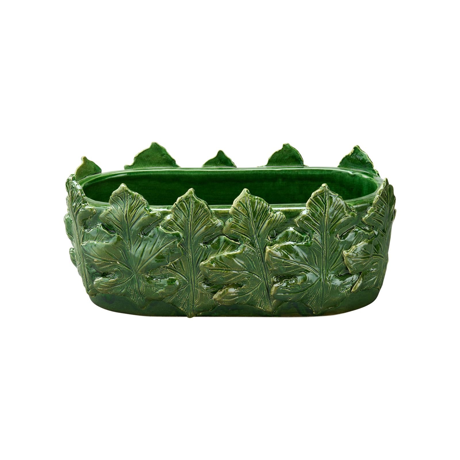 Chelsea House Fig Leaf Planter