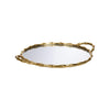 Chelsea House Bamboo Mirrored Tray