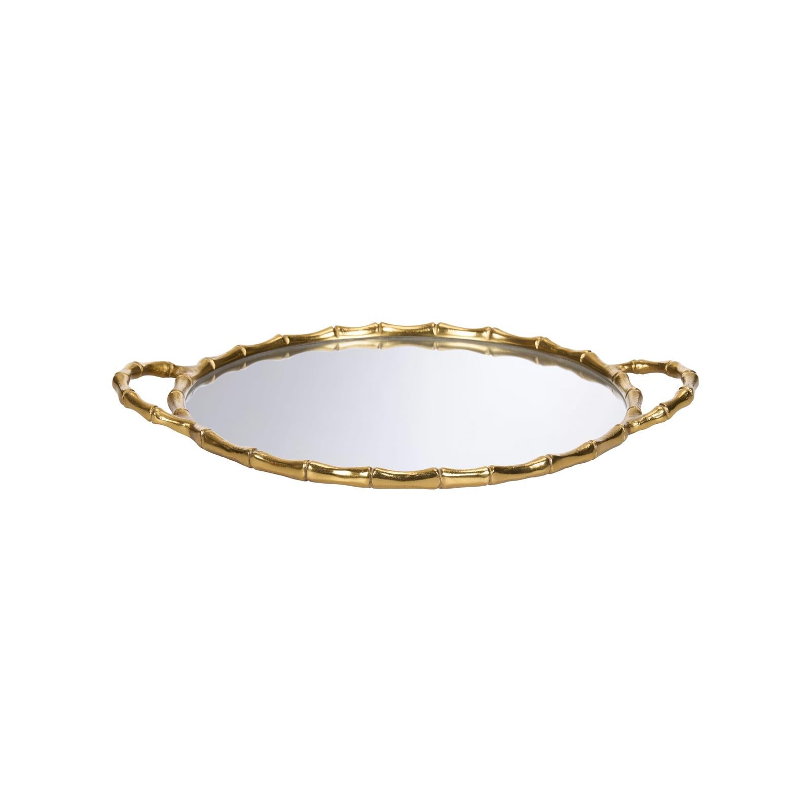Chelsea House Bamboo Mirrored Tray