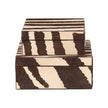 Chelsea House Zebra Boxes, Set of 2