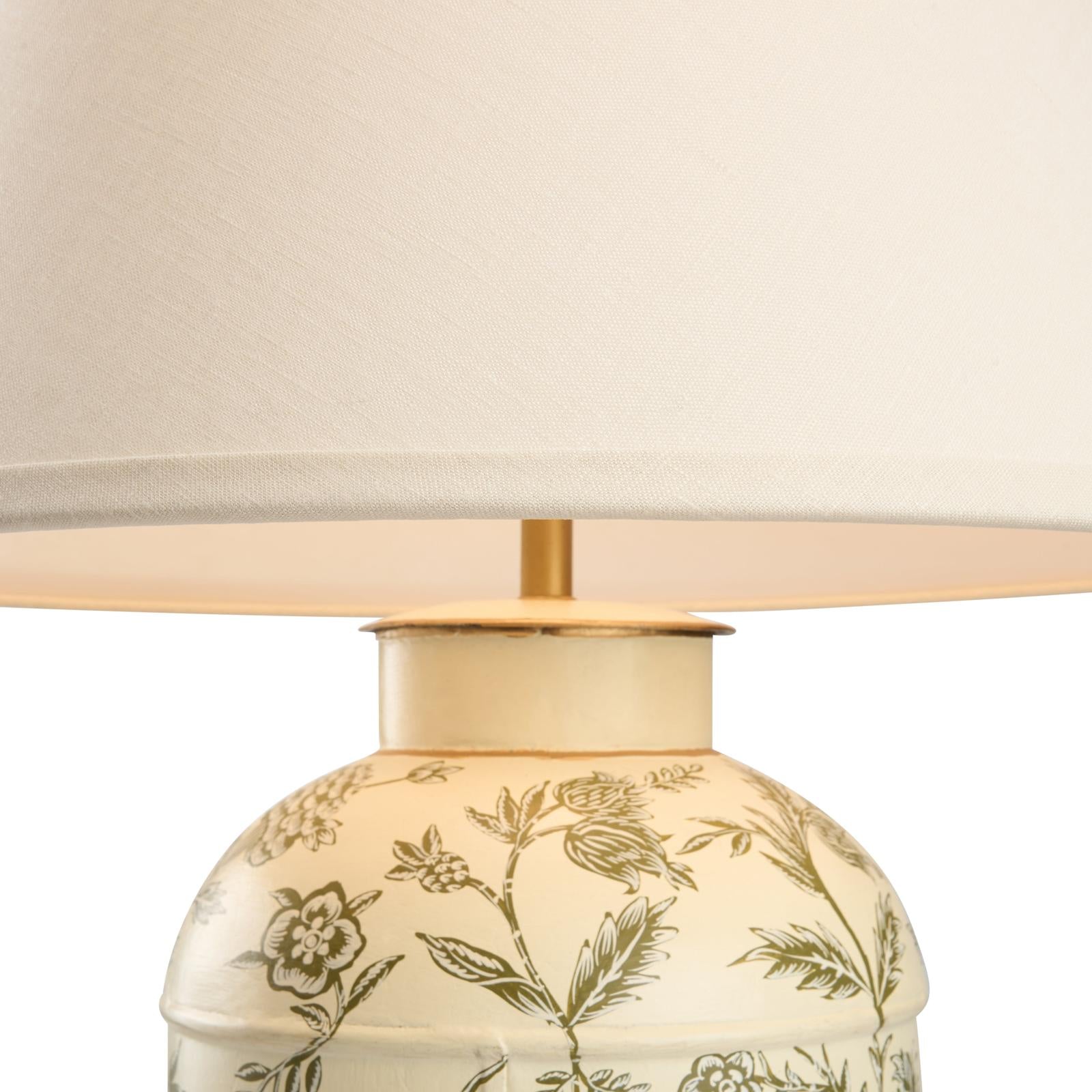 Chelsea House Woodland Toile Tea Caddy Lamp