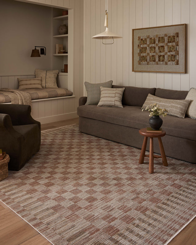 Amber Lewis Cali Brick / Natural Rug DC10