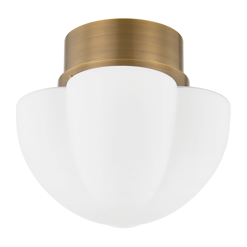 Hudson Valley Lighting Seabrook 1 Light Historic Bronze Flush Mount Ceiling Light
