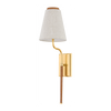 Hudson Valley Lighting Sullivan 1 Light Aged Brass Wall Sconce Wall Light
