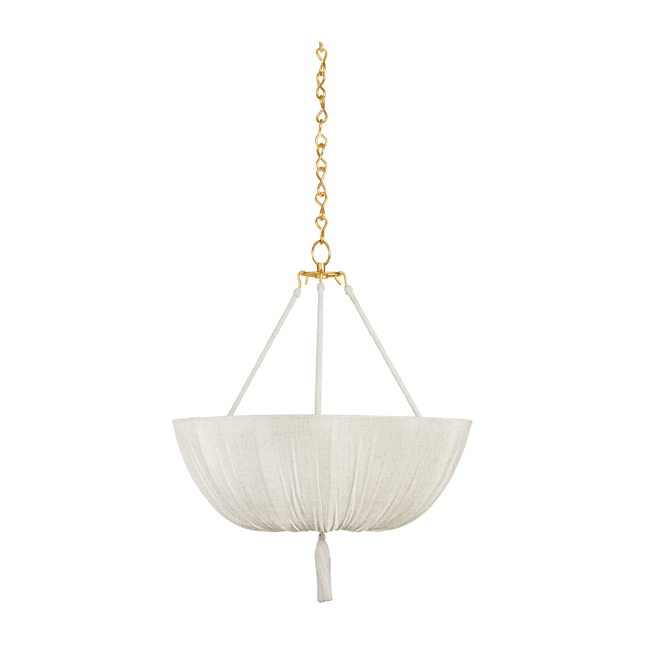 Hudson Valley Lighting Carolina 3 Light 22 inch Aged Brass Pendant Ceiling Light