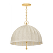 Hudson Valley Lighting Palmetto 1 Light Aged Brass Pendant Ceiling Light
