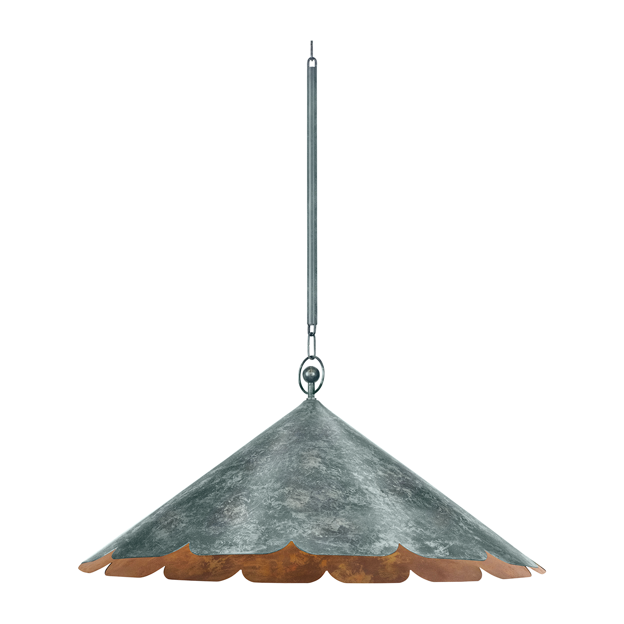 Hudson Valley Lighting Folly Beach 1 Light Verdigris Pendant Ceiling Light