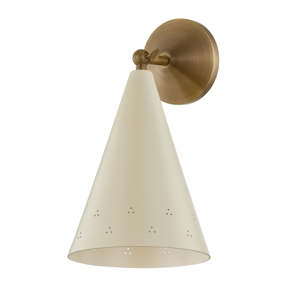 Hudson Valley Lighting Pawley 1 Light Historic Bronze/Soft Sand Wall Sconce Wall Light