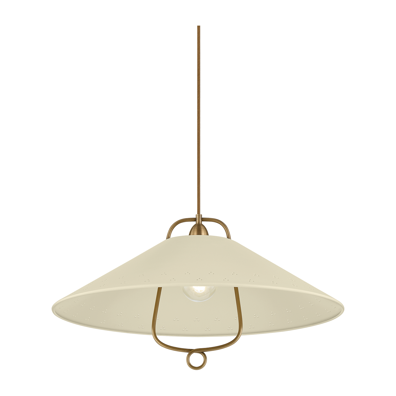 Hudson Valley Lighting Pawley 1 Light Historic Bronze/Soft Sand Pendant Ceiling Light