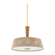 Hudson Valley Lighting George 3 Light 22 inch Aged Brass Pendant Ceiling Light