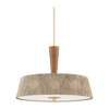 Hudson Valley Lighting George 3 Light Aged Brass Pendant Ceiling Light