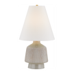 Hudson Valley Lighting King 15 watt Aged Brass/Ceramic Coccon Table Lamp Portable Light