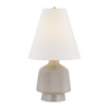 Hudson Valley Lighting King 15 watt Aged Brass/Ceramic Coccon Table Lamp Portable Light
