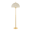 Hudson Valley Lighting Palmetto 3 Light Aged Brass Floor Lamp Portable Light