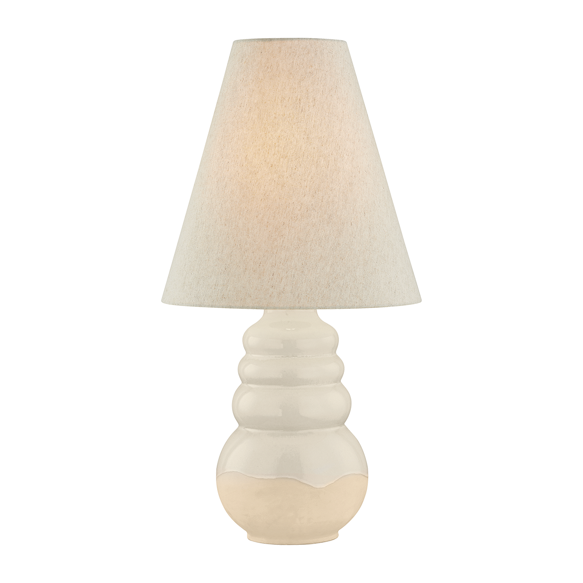 Hudson Valley Lighting Tybee 15 watt Aged Brass/Ceramic Elemental White Table Lamp Portable Light
