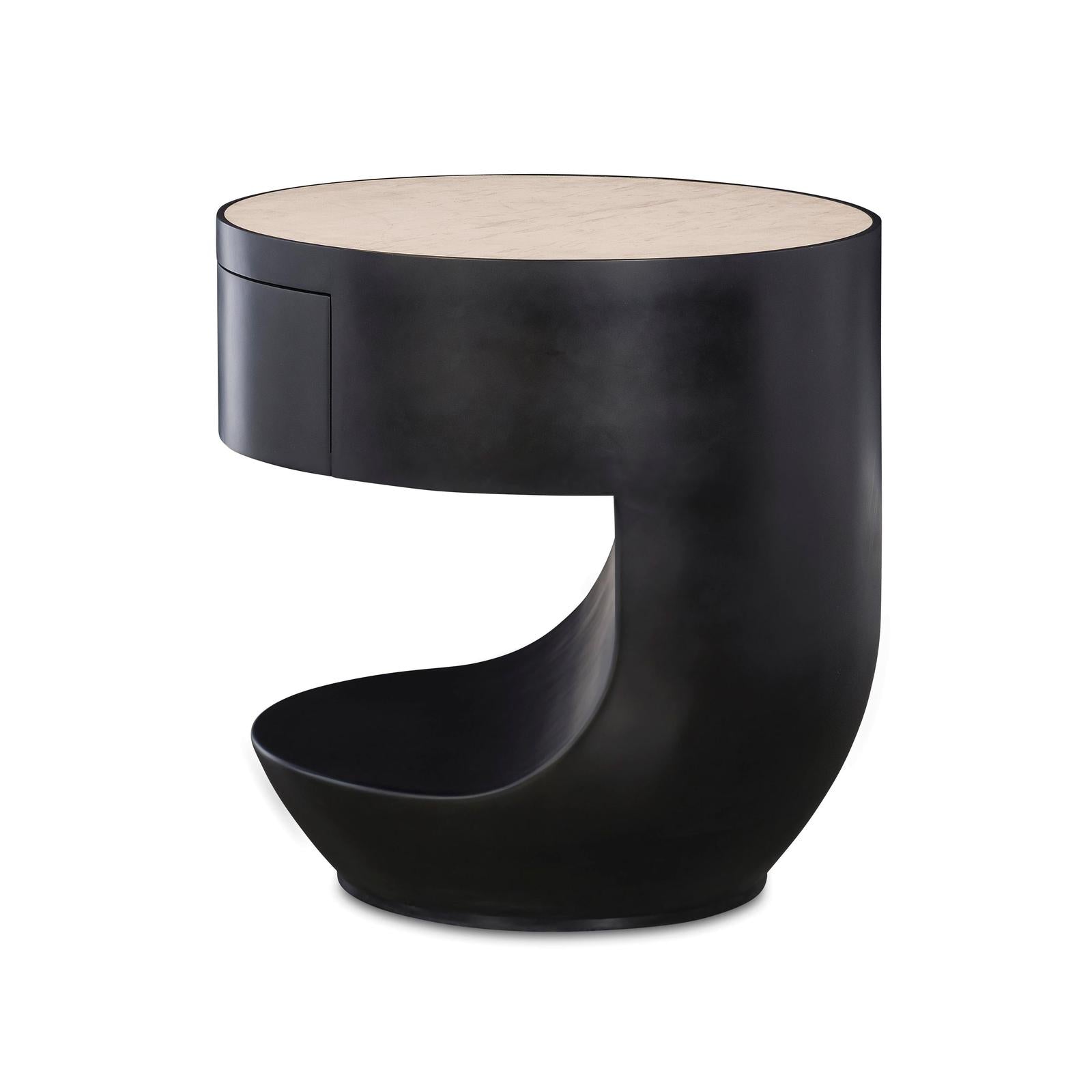 Century Furniture Era Lunar Side Table