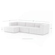 Four Hands Langham Channeled 3-Piece Sectional