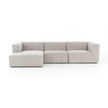 Four Hands Langham Channeled 3-Piece Sectional