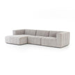 Four Hands Langham Channeled 3-Piece Sectional