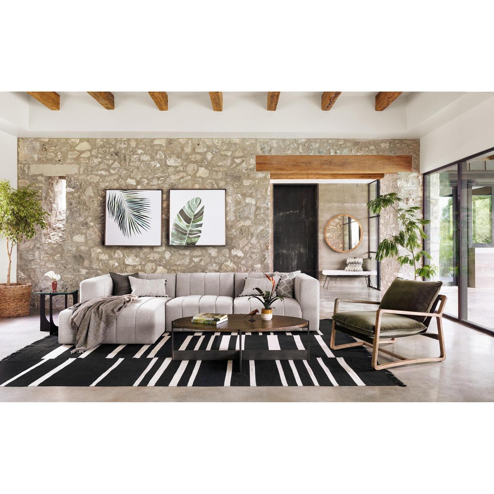 Four Hands Langham Channeled 3-Piece Sectional