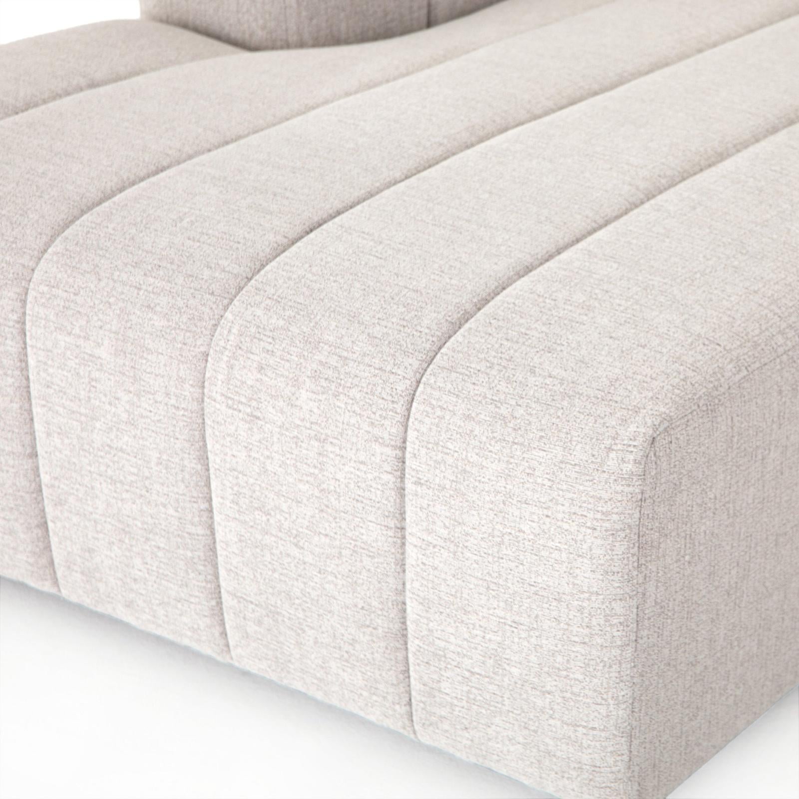 Four Hands Langham Channeled 5-Piece Sectional