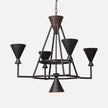 Bristol Modern Iron Chandelier
