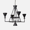 Bristol Modern Iron Chandelier