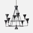Bristol Modern Iron Chandelier