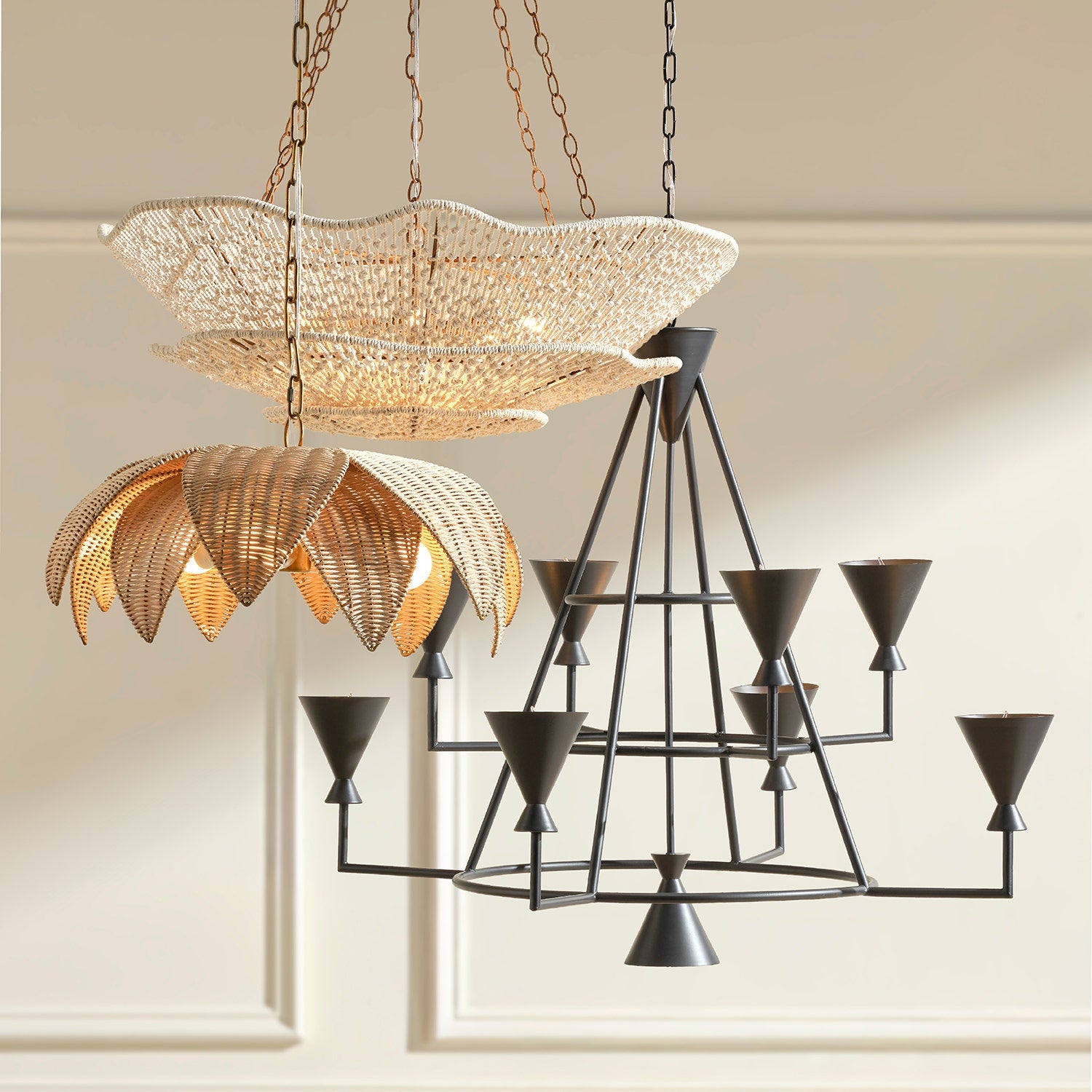 Bristol Modern Iron Chandelier