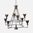 Bristol Modern Iron Chandelier