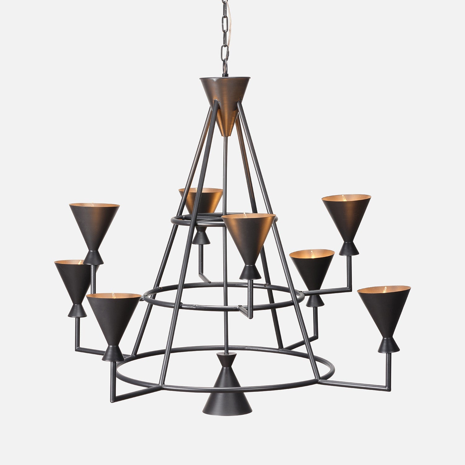 Bristol Modern Iron Chandelier