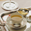 Christofle Malmaison Impériale Porcelain Tea/Coffee Cup And Saucer Gold