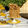 Christofle Malmaison Riviera Porcelain Cakeand 32 Cm