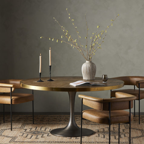 Four Hands Evans Round Dining Table 60