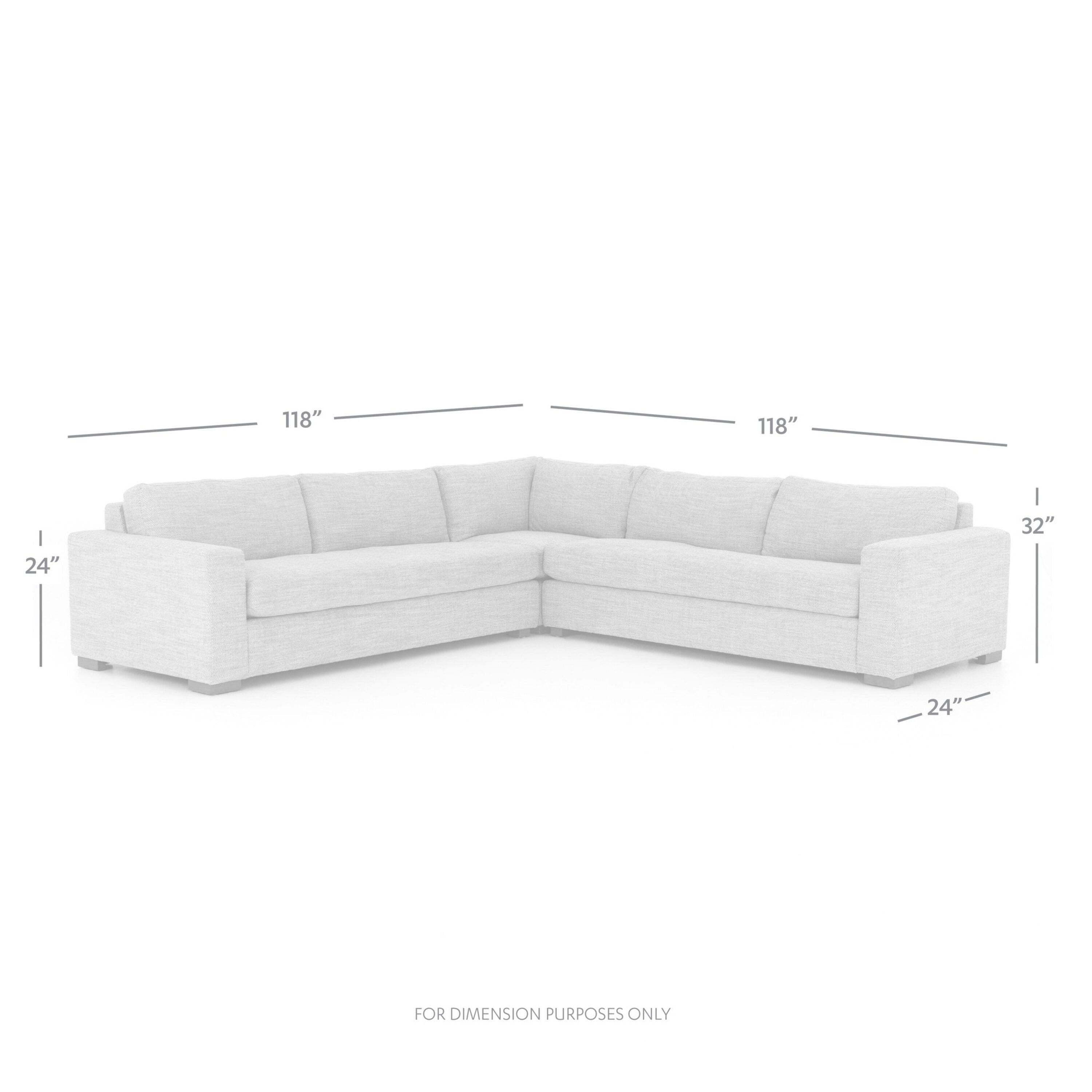 Boone 3 PC L-Shape Sectional