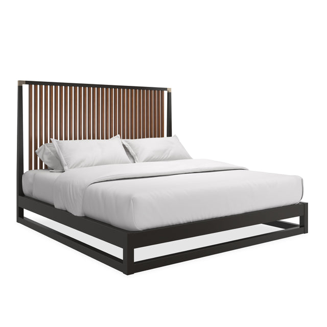 Caracole Pinstripe Slatted Bed