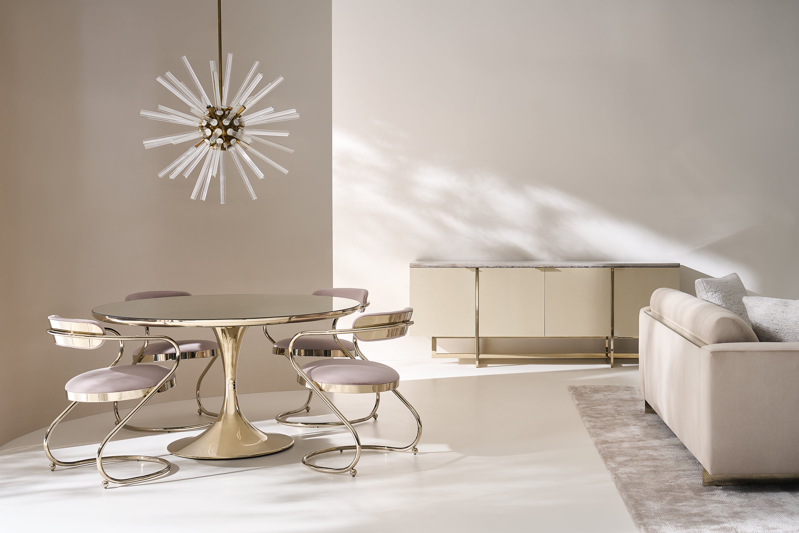 Caracole Classic Retrospect Dining Arm Chair