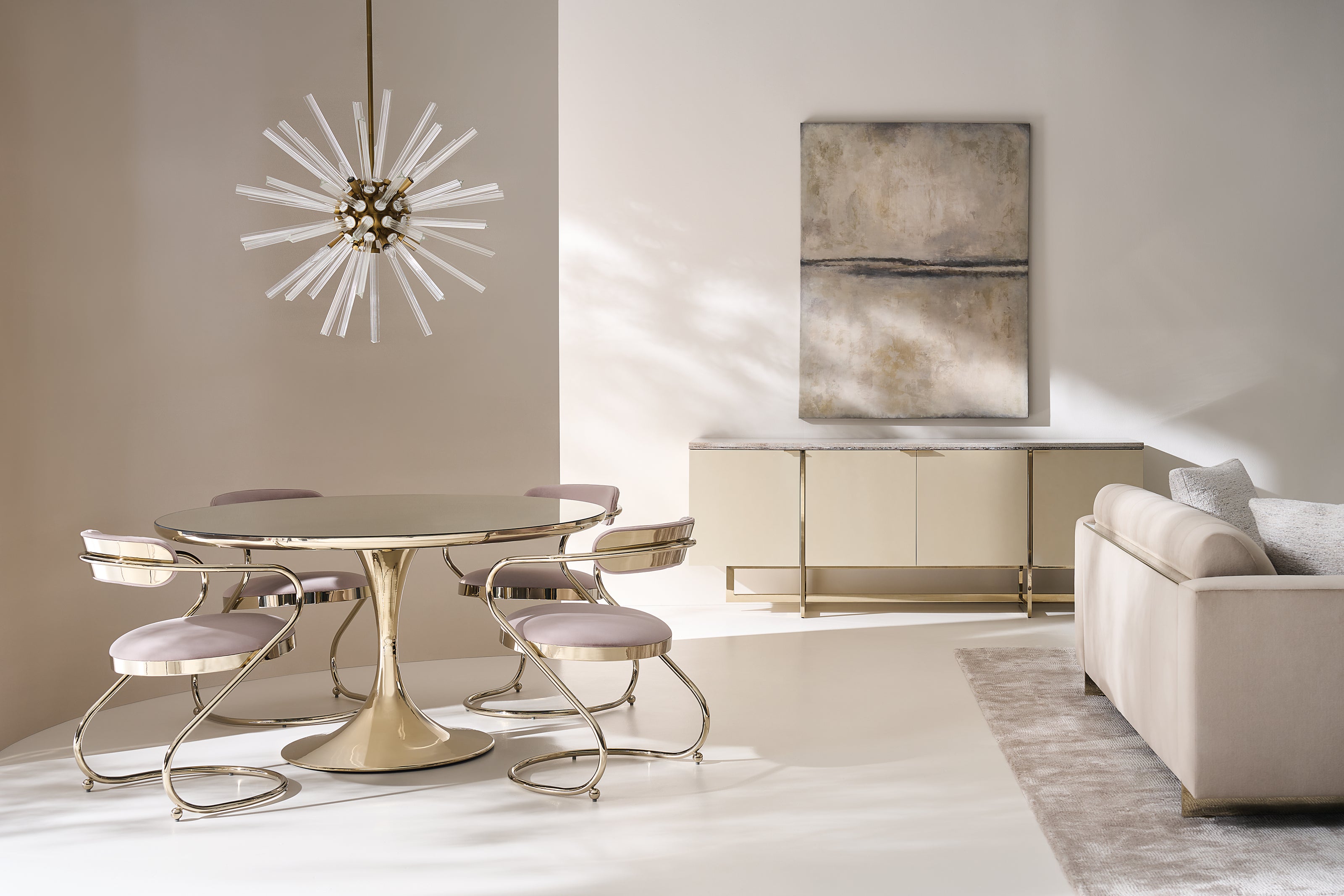 Caracole Classic Retrospect Dining Arm Chair