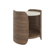 Caracole Classic Fleur Side Table with Wood Shelf