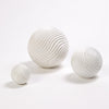 Global Views Matte White Varenne Sphere