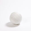 Global Views Matte White Varenne Sphere