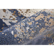 Feizy Mandana 39M0F Modern Abstract Rug in Ivory/Blue