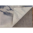 Feizy Mandana 39M0F Modern Abstract Rug in Ivory/Blue