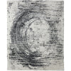 Feizy Coda 8928F Modern Abstract Rug in Black/White