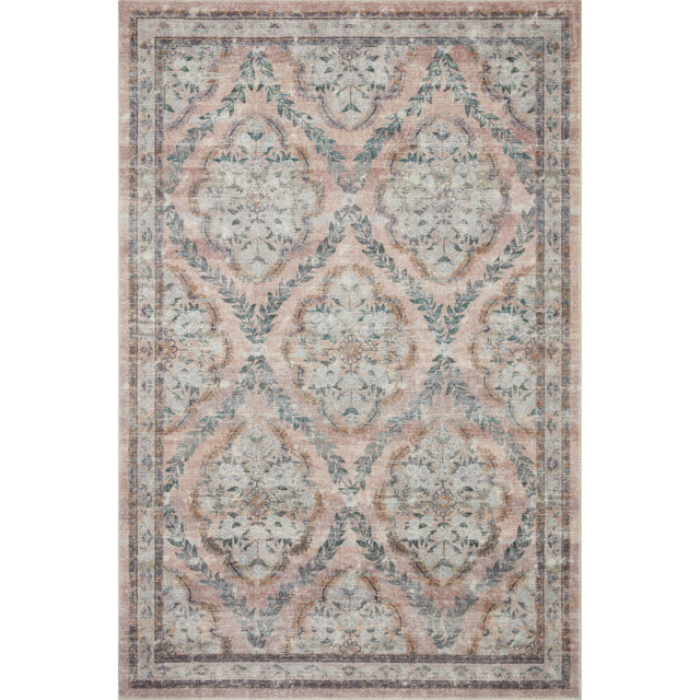 Rifle Paper Courtyard COU-02 Rug Blush