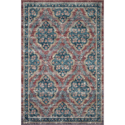 Rifle Paper Courtyard COU-02 Rug Red