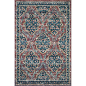 Rifle Paper Courtyard COU-02 Rug Red