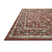 Rifle Paper Courtyard COU-03 Rug Crimson